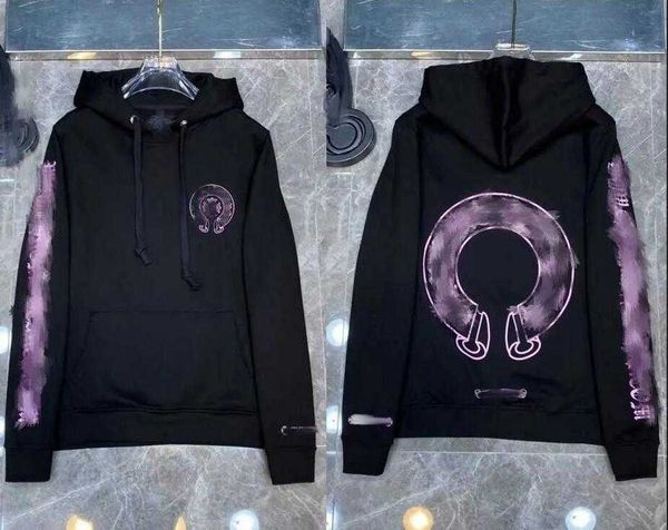 mens loose chromes brand sweatshirts classic ch designer hoodie heart horseshoe sanskrit print luxury zipper jacket pullover hooded 69a1, Black
mens loose chromes brand sweatshirts classic ch designer hoodie heart horseshoe sanskrit print luxury zipper jacket pullover hooded 69a1, Black