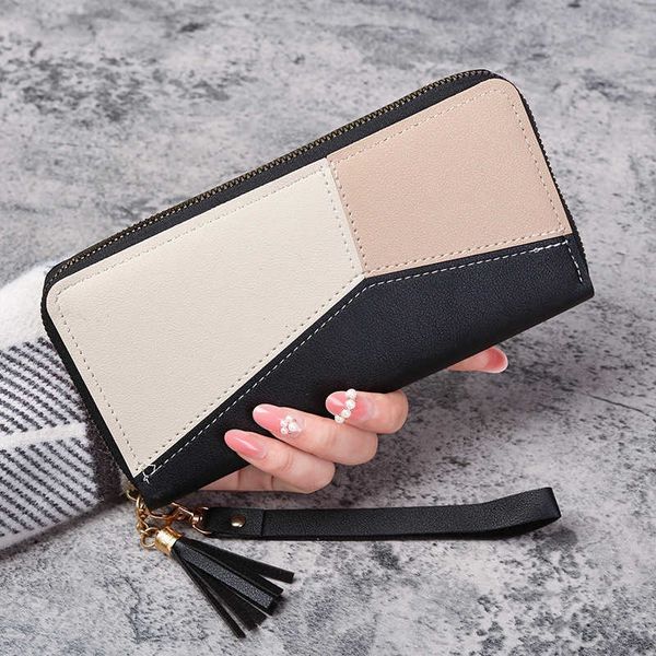 2023wallets fashion zipper women's long purses handbags coin purse cards holder pu leather billfold wallet y2301
2023wallets fashion zipper women's long purses handbags coin purse cards holder pu leather billfold wallet y2301