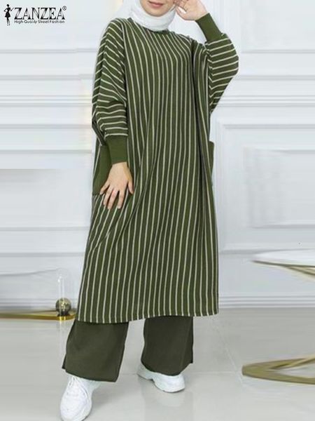 ethnic clothing vintage muslim sets women spring striped pants zanzea casual long sleeve loose wide leg trousers suits tracksuits 230131, Red
ethnic clothing vintage muslim sets women spring striped pants zanzea casual long sleeve loose wide leg trousers suits tracksuits 230131, Red