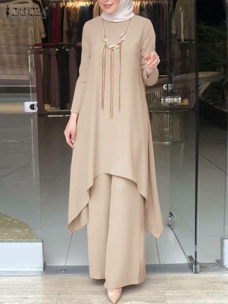 ethnic clothing zanzea 2pcs elegant women muslim matching suits fashion wide leg pants sets turkey abaya hijab islamic dubai tracksuit 23013, Red
ethnic clothing zanzea 2pcs elegant women muslim matching suits fashion wide leg pants sets turkey abaya hijab islamic dubai tracksuit 23013, Red