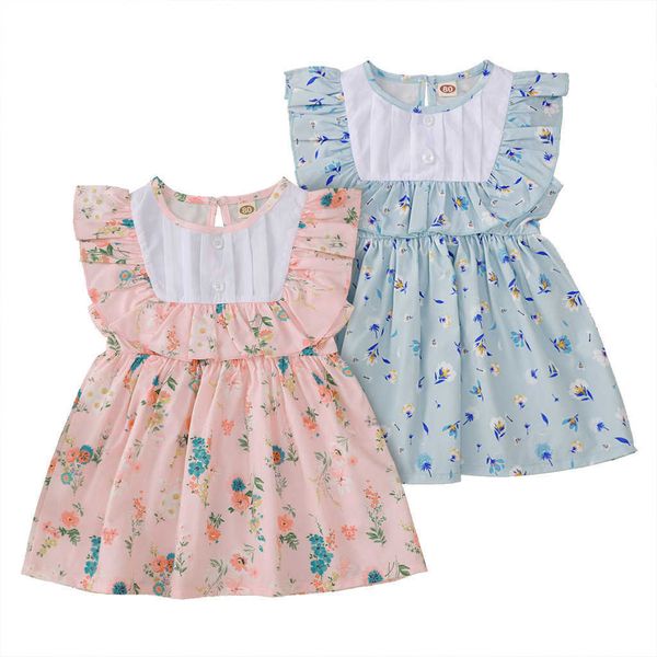 girl's es summer toddler baby girl floral print ruffles kids dress clothes 0131, Red;yellow
girl's es summer toddler baby girl floral print ruffles kids dress clothes 0131, Red;yellow