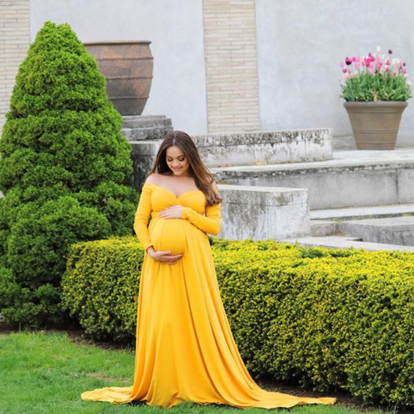 maternity dresses off shoulders gown for baby shower po props pregnant women long sleeve maxi pregnancy shoot 230201, White
maternity dresses off shoulders gown for baby shower po props pregnant women long sleeve maxi pregnancy shoot 230201, White