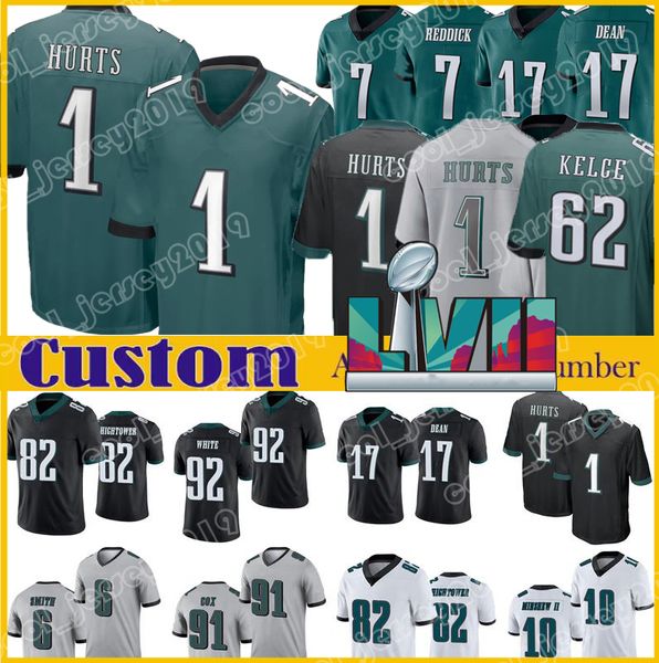 super bowl lvii jalen hurts a.j.brown football jerseys eagles''devonta smith jason kelce miles sanders fletcher cox jake elliott h, Black;red
super bowl lvii jalen hurts a.j.brown football jerseys eagles''devonta smith jason kelce miles sanders fletcher cox jake elliott h, Black;red