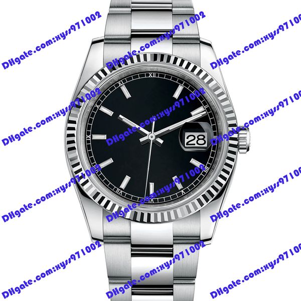highquality watch 2813 automatic mechanical watch 36mm black dial 116234 luxury women's watch 316l stainless steel strap sapphire glass, Slivery;brown
highquality watch 2813 automatic mechanical watch 36mm black dial 116234 luxury women's watch 316l stainless steel strap sapphire glass, Slivery;brown