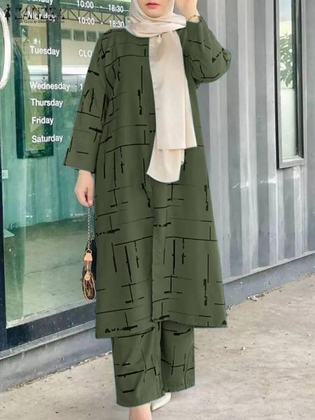 ethnic clothing kaftan printed suits women matching sets zanzea casual muslim long sleeve blouses pants turkey abayas blusas 2pcs 230131, Red
ethnic clothing kaftan printed suits women matching sets zanzea casual muslim long sleeve blouses pants turkey abayas blusas 2pcs 230131, Red