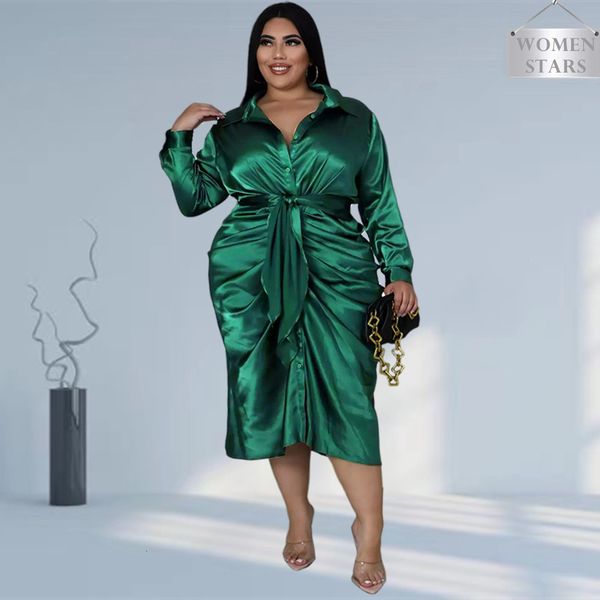 plus size dresses women's size women solid long sleeve bandage draped pleaped button dress office lady wholesale drop 230201, Black
plus size dresses women's size women solid long sleeve bandage draped pleaped button dress office lady wholesale drop 230201, Black