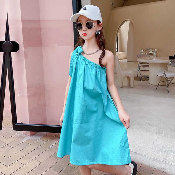 girl's dresses european and american style girls dress ribbon bow one shoulder design fashion kid dresses summer middle big children�, Red;yellow
girl's dresses european and american style girls dress ribbon bow one shoulder design fashion kid dresses summer middle big children�, Red;yellow