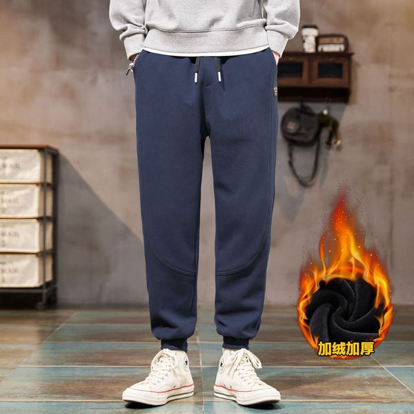 men's pants mens cashmere sweatpants winter warm lamb wool trousers for male lined fleece autumn and casual joggers tp7513 230131, Black
men's pants mens cashmere sweatpants winter warm lamb wool trousers for male lined fleece autumn and casual joggers tp7513 230131, Black