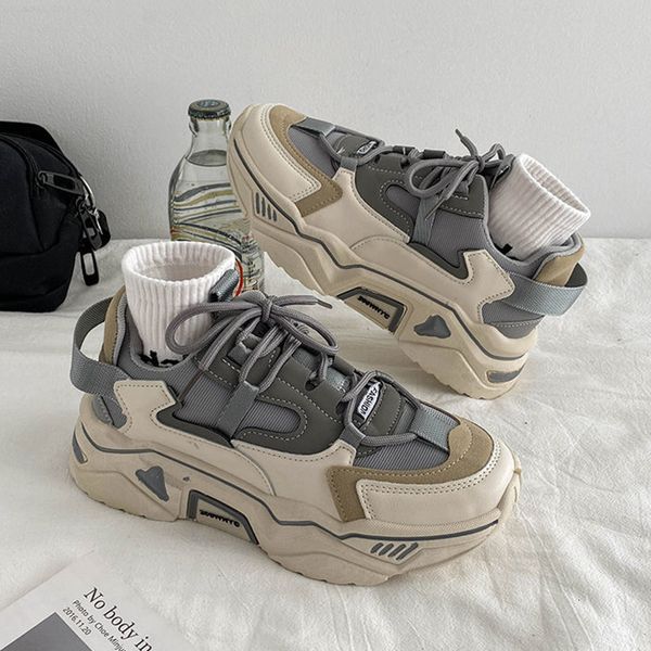 dress shoes fashion patchwork woman vulcanize autumn platform sneakers breathable mesh ladies footwear casual 230201, Black
dress shoes fashion patchwork woman vulcanize autumn platform sneakers breathable mesh ladies footwear casual 230201, Black