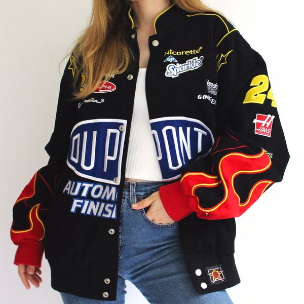 women's jackets winter clothes coat red printed zipper long sleeve racing vintage sport style bomber 230131, Black;brown
women's jackets winter clothes coat red printed zipper long sleeve racing vintage sport style bomber 230131, Black;brown