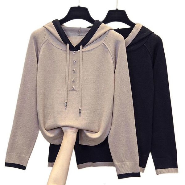 women's sweaters black grey hoodies korean style fashion pullovers for women's ladies sweater clothes blouse female 230131, White;black
women's sweaters black grey hoodies korean style fashion pullovers for women's ladies sweater clothes blouse female 230131, White;black