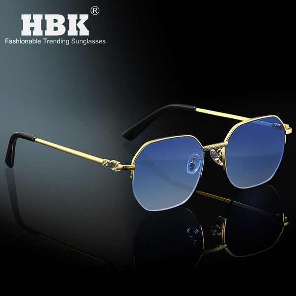 sunglasses hbk square half frames men fashion metal luxury brand design eyeglasses for women eyewear 230202, White;black
sunglasses hbk square half frames men fashion metal luxury brand design eyeglasses for women eyewear 230202, White;black