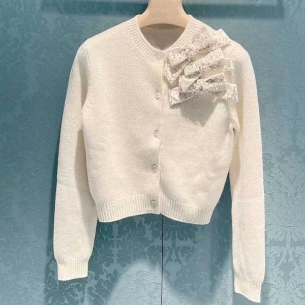 fashion studded embroidered wool sweater womens knitted cardigan miu designer sweaters women jacket casual long-sleeved shirt, White;black
fashion studded embroidered wool sweater womens knitted cardigan miu designer sweaters women jacket casual long-sleeved shirt, White;black
