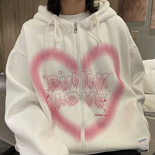 women's hoodies sweatshirts away from the earth love printed cardigan hoodie women 2021 new plus velvet loose sweatshirt couple casual, Black
women's hoodies sweatshirts away from the earth love printed cardigan hoodie women 2021 new plus velvet loose sweatshirt couple casual, Black