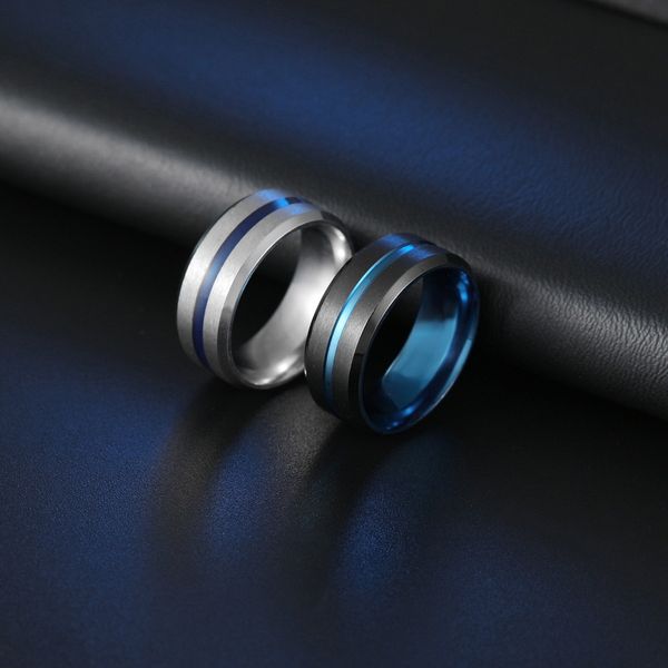 men's stainless steel electroplated two-tone band ring fashion trendy ring wholesale, Silver
men's stainless steel electroplated two-tone band ring fashion trendy ring wholesale, Silver
