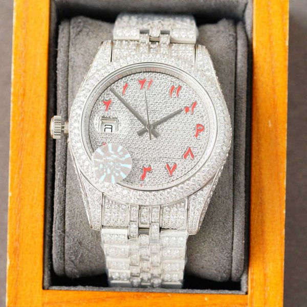 2023wristwatches shiny diamond watch mens watch automatic mechanical wristwatch 41mm sapphire dign diamond-strap montre de luxeu1w4, Slivery;brown
2023wristwatches shiny diamond watch mens watch automatic mechanical wristwatch 41mm sapphire dign diamond-strap montre de luxeu1w4, Slivery;brown