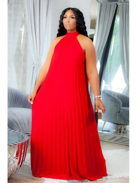 plus size dresses red size 4xl 5xl halter long loose chiffon outfits pullover sleeveless evening birthday cocktail party gowns 230202, Black
plus size dresses red size 4xl 5xl halter long loose chiffon outfits pullover sleeveless evening birthday cocktail party gowns 230202, Black