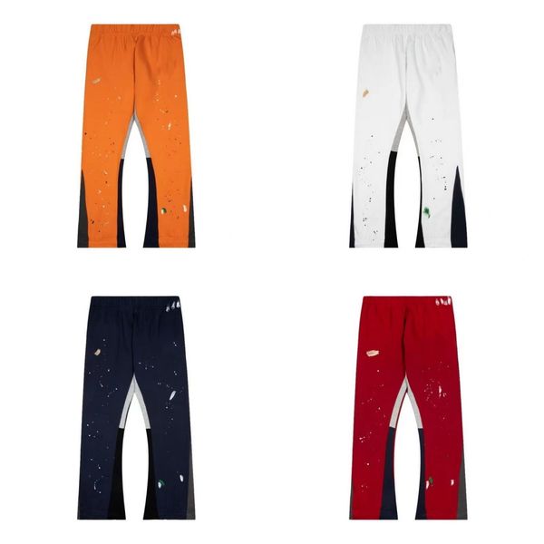 men's pants womens trousers sportwear designer patchwork splash-ink english embroidery four seasons casual cotton street rapper wear wo, Black
men's pants womens trousers sportwear designer patchwork splash-ink english embroidery four seasons casual cotton street rapper wear wo, Black