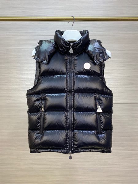 down vest love vest iconic shiny lacquer nylon made of classic rectangular tit stitch classic vest size 1-5, Black;white
down vest love vest iconic shiny lacquer nylon made of classic rectangular tit stitch classic vest size 1-5, Black;white