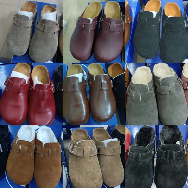 suede leather bike slippers boston clogs women men classic designer sandal slip on platform slides sliders bag head pull cork mens womens lo, Black
suede leather bike slippers boston clogs women men classic designer sandal slip on platform slides sliders bag head pull cork mens womens lo, Black