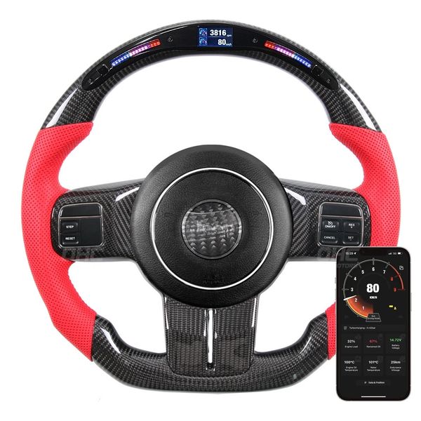 customized carbon fiber steering wheel for jeep wrangler led driving wheel fitment
customized carbon fiber steering wheel for jeep wrangler led driving wheel fitment