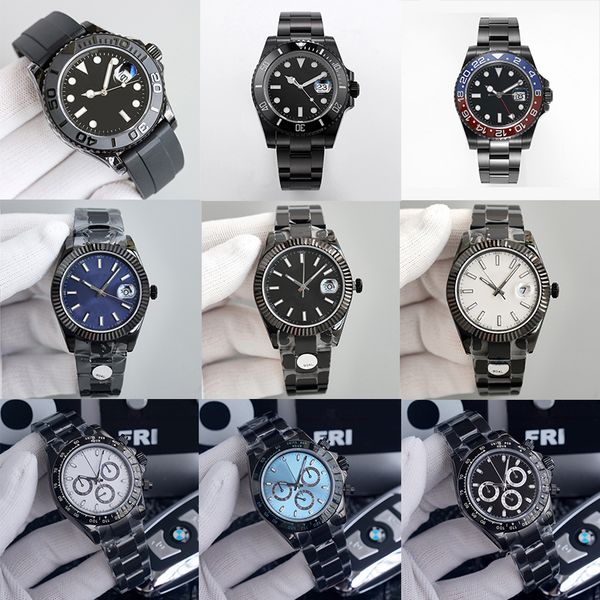 Luxury mens watch All black style ceramic 40mm dial automatic 904L stainless steel calendar sapphire mirror classic luminous waterproof gift designer watches
Luxury mens watch All black style ceramic 40mm dial automatic 904L stainless steel calendar sapphire mirror classic luminous waterproof gift designer watches