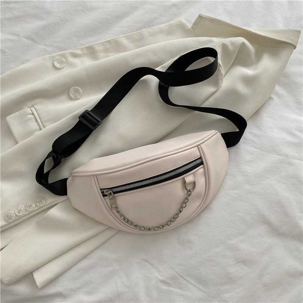 elegant solid colour pu leather waist bags for women stylish chain pack female fanny wide strap crossbody chest bag 230202
elegant solid colour pu leather waist bags for women stylish chain pack female fanny wide strap crossbody chest bag 230202
