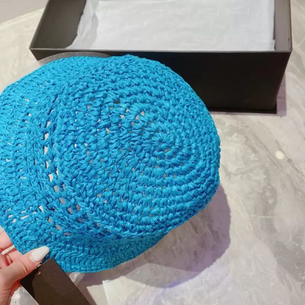 2022 designer empty visor straw hat fashion outdoor travel caps men women sun hats 4 colors, Blue;gray
2022 designer empty visor straw hat fashion outdoor travel caps men women sun hats 4 colors, Blue;gray