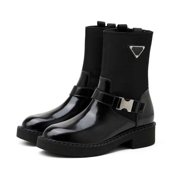 luxury women boots designer shoes fashion buckle martin boot rubber platform shoes triangular stitching, Black
luxury women boots designer shoes fashion buckle martin boot rubber platform shoes triangular stitching, Black