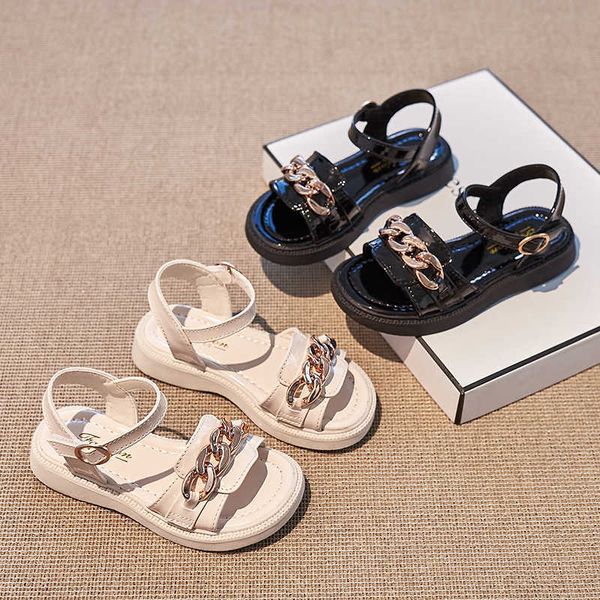 korean kids fashion girls sandals 2022 summer new soft princess baby chic metal chains versatile children beautiful dress shoes 0202, Black;red
korean kids fashion girls sandals 2022 summer new soft princess baby chic metal chains versatile children beautiful dress shoes 0202, Black;red