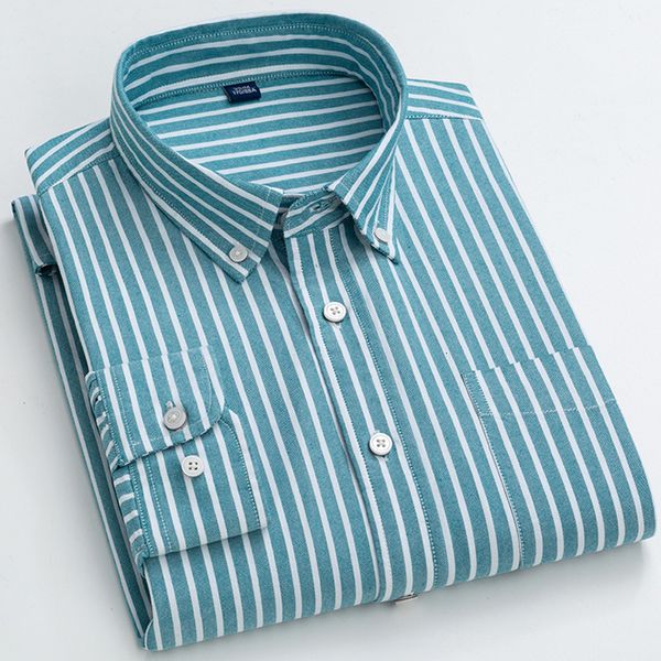 mens casual shirts striped plaid long sleeve oxford single patch pocket standardfit comfortable 100% cotton buttondown shirt 230202, White;black
mens casual shirts striped plaid long sleeve oxford single patch pocket standardfit comfortable 100% cotton buttondown shirt 230202, White;black