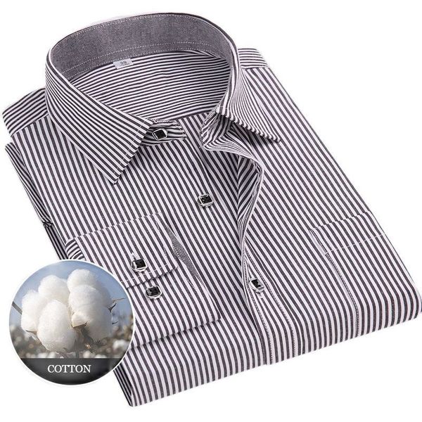 men's dress shirts branded cotton shirts for men long sleeve striped shirt male shirt business casual red gray blue orange regular fit, White;black
men's dress shirts branded cotton shirts for men long sleeve striped shirt male shirt business casual red gray blue orange regular fit, White;black