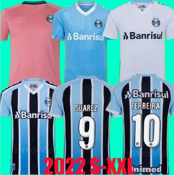 22 23 gremio soccer jerseys suarez 2022 2023 campaz villasanti benitez ferreira janderson camisa home away third outubro rosa football shirt, Black;yellow 
22 23 gremio soccer jerseys suarez 2022 2023 campaz villasanti benitez ferreira janderson camisa home away third outubro rosa football shirt, Black;yellow