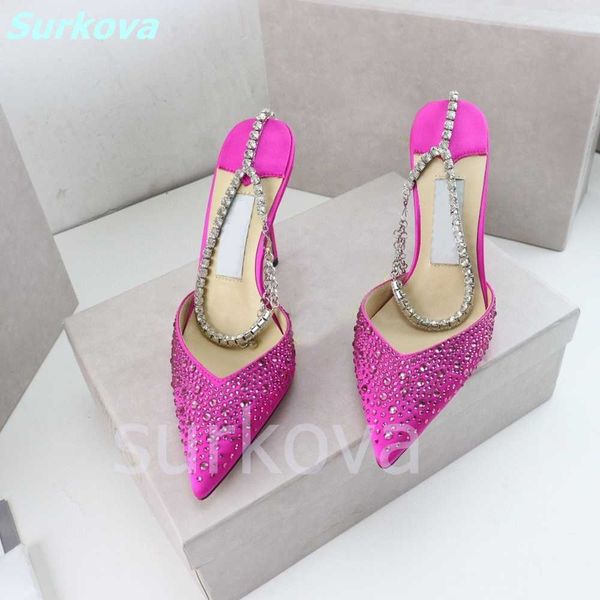 est rhinestone sandals pink pointed toe slingbacks bling ankle chain women shoes beautiful fashion 220202, Black
est rhinestone sandals pink pointed toe slingbacks bling ankle chain women shoes beautiful fashion 220202, Black
