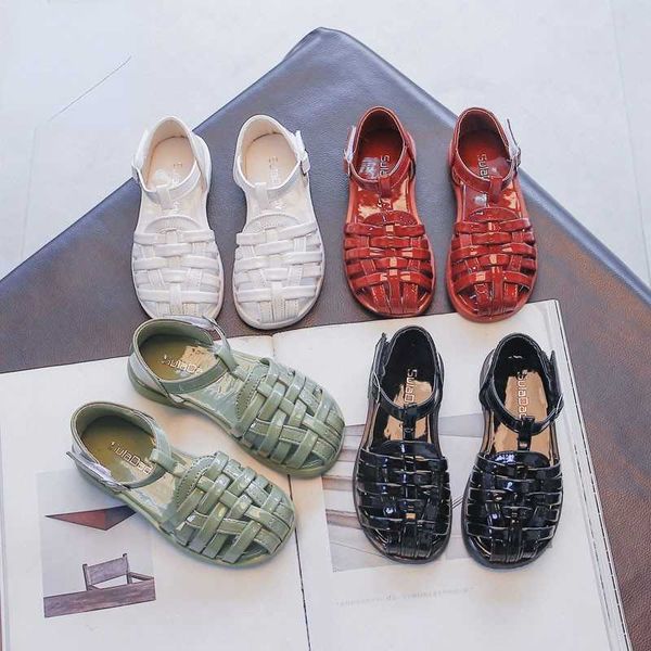 girls roman sandals 2022 summer children's solid color shoes soft sole princess weave fashion non-slip beach shoe 0202, Black;red
girls roman sandals 2022 summer children's solid color shoes soft sole princess weave fashion non-slip beach shoe 0202, Black;red