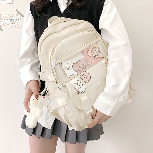 backpack fashion waterproof women for teenager kawaii girl female school bag nylon black cute students bookbag colourful blue 230201
backpack fashion waterproof women for teenager kawaii girl female school bag nylon black cute students bookbag colourful blue 230201