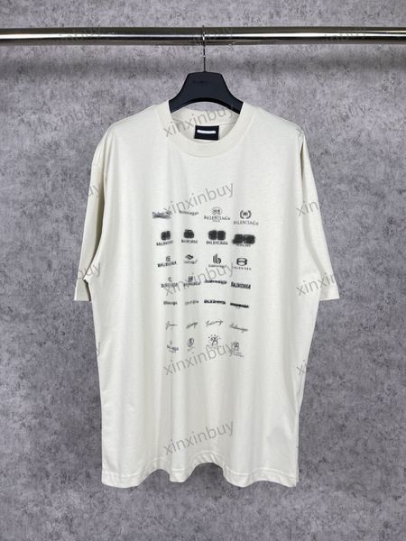 xinxinbuy men designer tee t shirt 23ss paris double graffiti letters print short sleeve cotton women black gray apricot xs-xl, Black;brown
xinxinbuy men designer tee t shirt 23ss paris double graffiti letters print short sleeve cotton women black gray apricot xs-xl, Black;brown