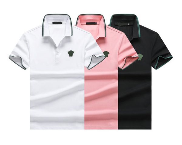 mens stylist polo shirts luxury italy men clothes short sleeve fashion casual men's summer medusa t shirt many colors are available siz, White;black
mens stylist polo shirts luxury italy men clothes short sleeve fashion casual men's summer medusa t shirt many colors are available siz, White;black