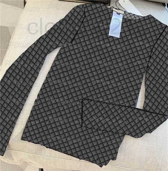 women's plus size t-shirt designer ulle womens shirt vintage letters embroidered long sleeve shirts lace see hrough bottoming ops 2 col, Black
women's plus size t-shirt designer ulle womens shirt vintage letters embroidered long sleeve shirts lace see hrough bottoming ops 2 col, Black