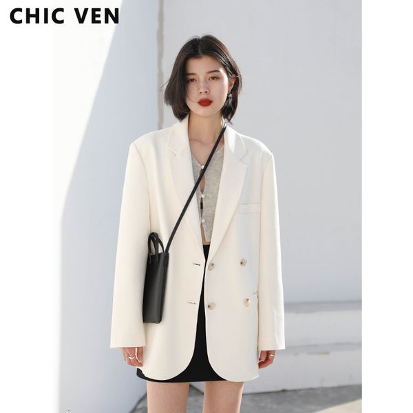 womens suits blazers chic ven fashion blazer office lady long sleeve doublebreasted midlength casual coat ladies outerwear stylish 230202, White;black
womens suits blazers chic ven fashion blazer office lady long sleeve doublebreasted midlength casual coat ladies outerwear stylish 230202, White;black