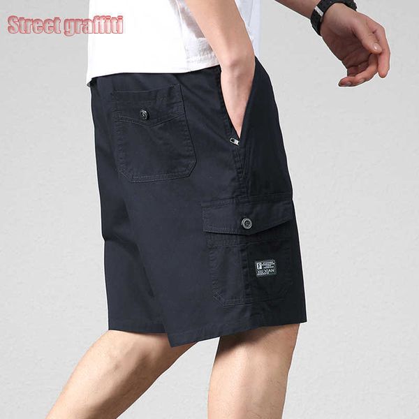 men's shorts summer cargo 2022 new loose multi pocket fashion work casual outdoor cotton beach daily y2302, White;black
men's shorts summer cargo 2022 new loose multi pocket fashion work casual outdoor cotton beach daily y2302, White;black