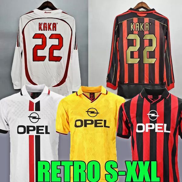 retro soccer jerseys long sleeve kaka baggio maldini van basten pirlo inzaghi gullit shevchenko vintage classic kit 93 94 95 96 97 06 07 09, Black;yellow
retro soccer jerseys long sleeve kaka baggio maldini van basten pirlo inzaghi gullit shevchenko vintage classic kit 93 94 95 96 97 06 07 09, Black;yellow