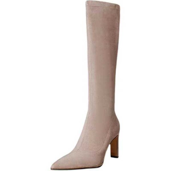 boots pointed high heel long for women in autumn 2022 new apricot suede elastic knight boots 220926, Black
boots pointed high heel long for women in autumn 2022 new apricot suede elastic knight boots 220926, Black