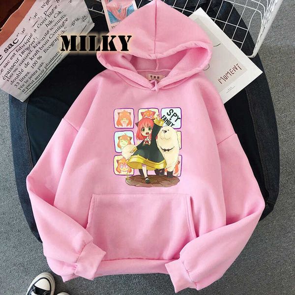 women's hoodies sweatshirts anime spy x family kawaii forger anya dog japan women fashion cartoon winter casual long sleeve hooded swea, Black
women's hoodies sweatshirts anime spy x family kawaii forger anya dog japan women fashion cartoon winter casual long sleeve hooded swea, Black