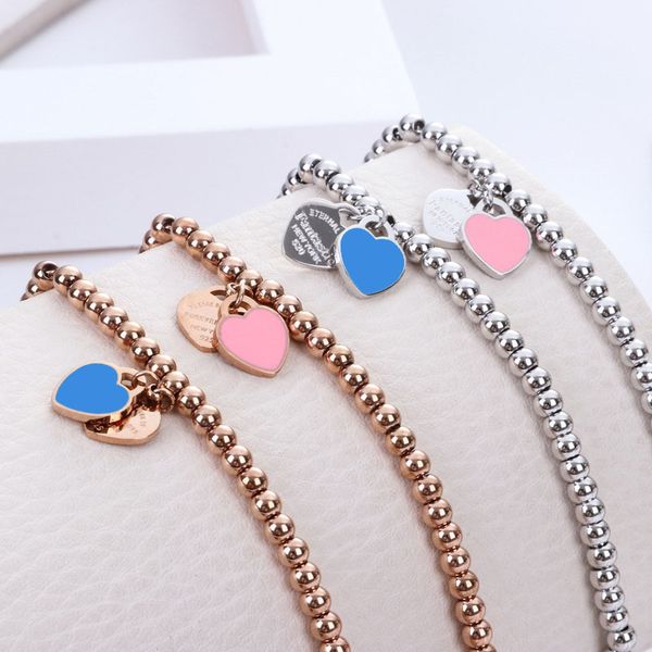 toutoso jewelry women stainless beaded heart bracelet forever fantastic letter charms enamel pink sky-blue turn to hearts pulsera bracelets, Golden;silver
toutoso jewelry women stainless beaded heart bracelet forever fantastic letter charms enamel pink sky-blue turn to hearts pulsera bracelets, Golden;silver