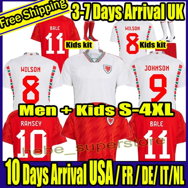 s-4xl 2022 wales soccer jerseys bale maillot de foot 2023 ramsey james johnson wilson world cup fans version men kids kit football shirt 22, Black;yellow
s-4xl 2022 wales soccer jerseys bale maillot de foot 2023 ramsey james johnson wilson world cup fans version men kids kit football shirt 22, Black;yellow