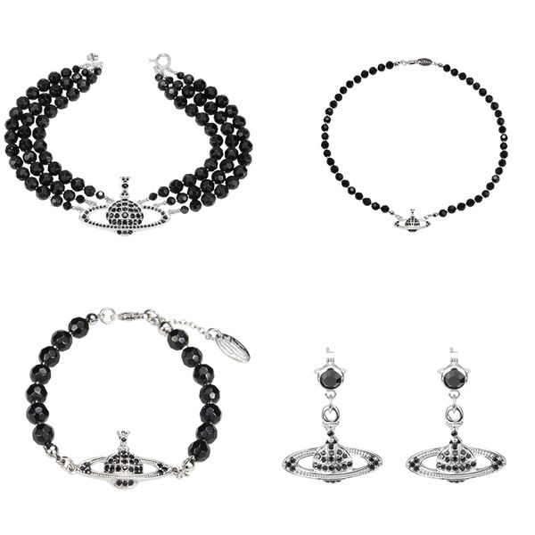 fashion female bracelets black crystal chain crystal necklace saturn bracelet satellite earrings punk atmosphere
fashion female bracelets black crystal chain crystal necklace saturn bracelet satellite earrings punk atmosphere