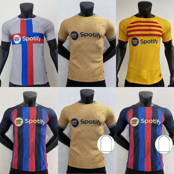player version ansu fati soccer jerseys camisetas de football home away 3rd 4th memphis barcelona pedri barca 2022 2023 f. de jong dest shir, Black;yellow
player version ansu fati soccer jerseys camisetas de football home away 3rd 4th memphis barcelona pedri barca 2022 2023 f. de jong dest shir, Black;yellow