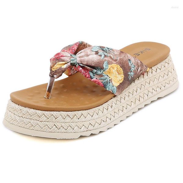 slippers siketu brand women stylish beach korean thick sole linen satin ribbon flip flops chunky waterproof flexible slides soft, Black
slippers siketu brand women stylish beach korean thick sole linen satin ribbon flip flops chunky waterproof flexible slides soft, Black