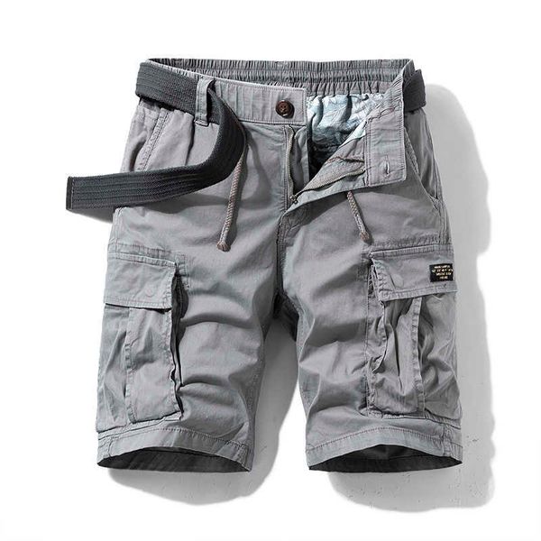 men's shorts 2022 new mens summer cotton army tactical cargo fashion khaki multi-pocket casual short pants loose military men y2302, White;black
men's shorts 2022 new mens summer cotton army tactical cargo fashion khaki multi-pocket casual short pants loose military men y2302, White;black